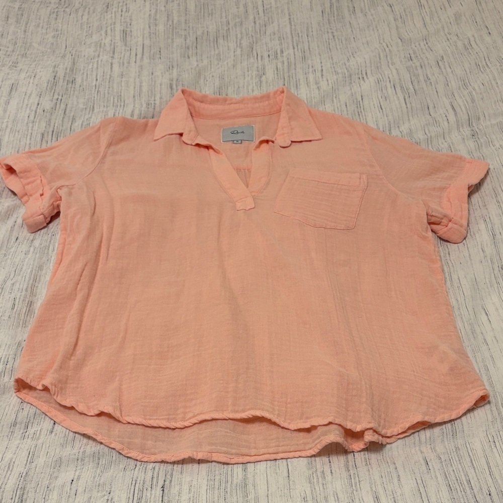 Rails Coral Short Sleeve Top